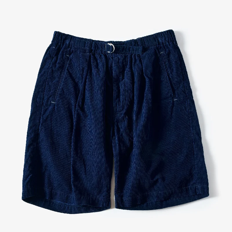 #3315S-SCI E-Z Lax 4 Shorts : summer cords indigo