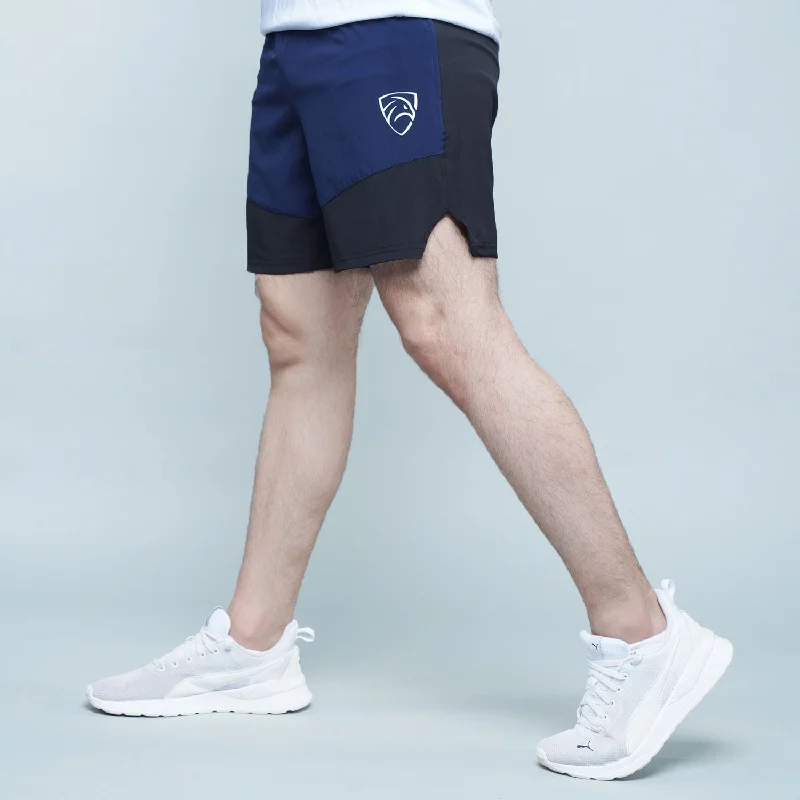 Tf-Navy/Black Contrast Running Shorts