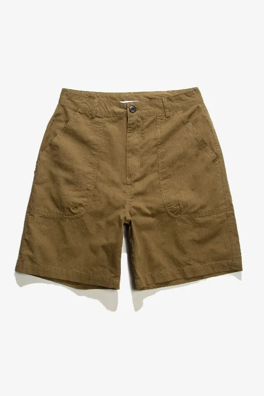 Blacksmith - Sateen Fatigue Shorts - Olive