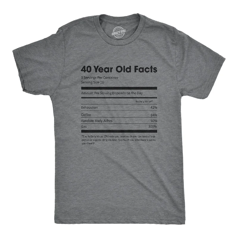 40 Year Old Facts Men's T Shirt