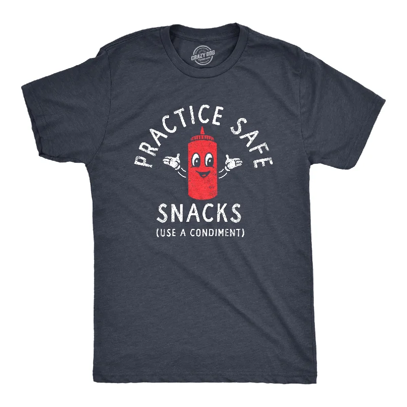 Practice Safe Snacks Men's T Shirt