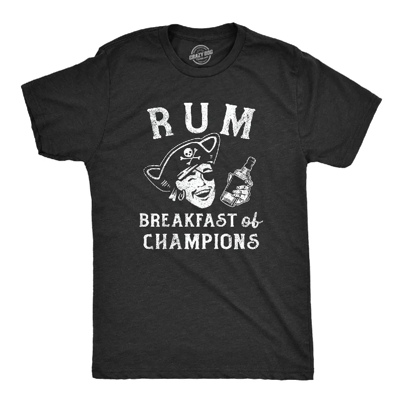 Rum Breakfast Of Champions Men's T Shirt