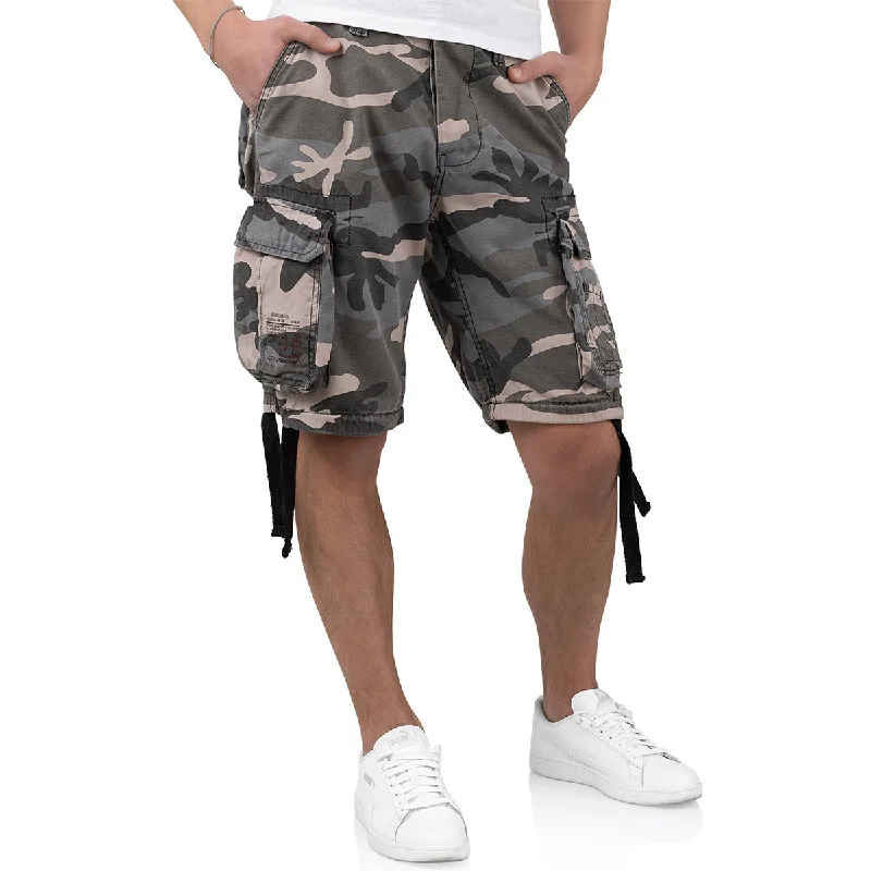 Surplus Airborne Vintage Shorts Night Camo