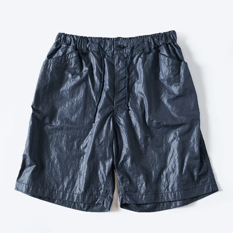 #3319S-WTN E-Z Chinois De Luxe Shorts : waxy taffeta navy