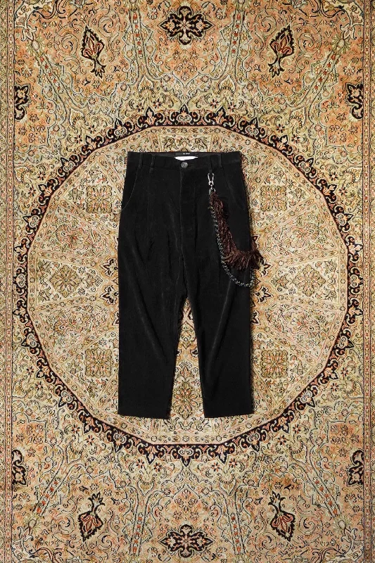 Song for the Mute PLEATED TAPERED PANT(BLACK)