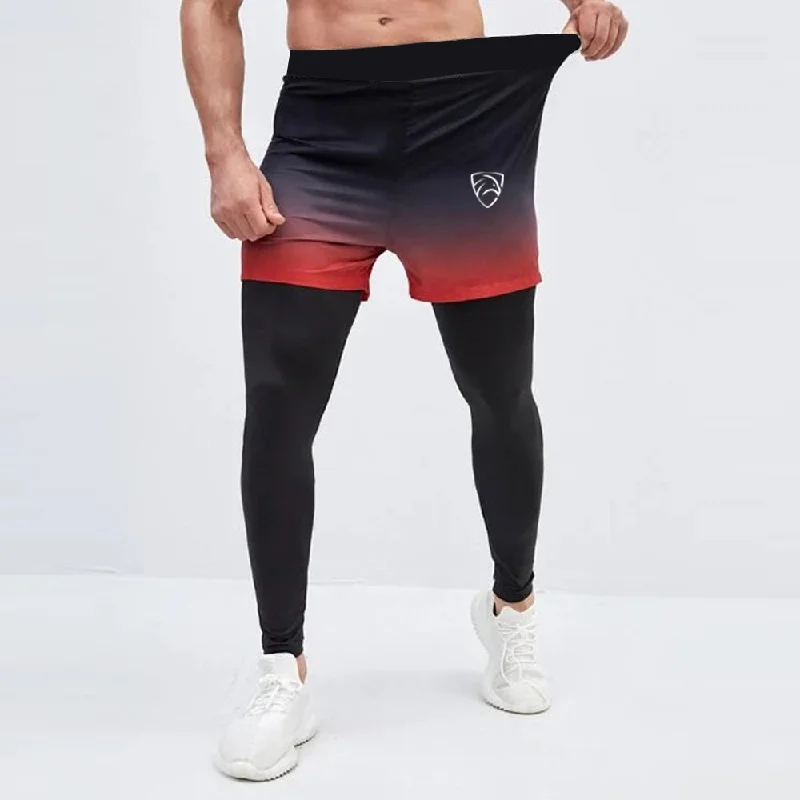 Tf-Black Agility Sublimated Full Compression Training Shorts