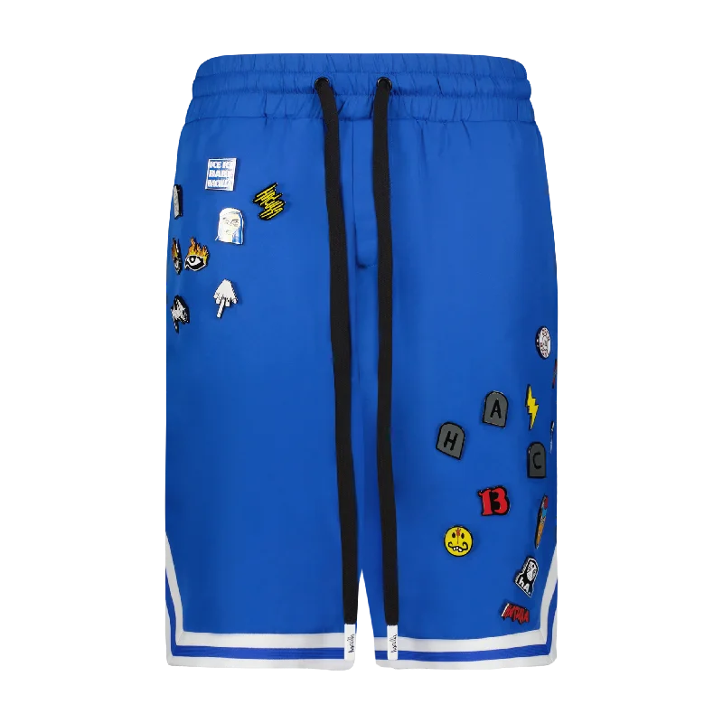 PIN EXPLOSION BASKETBALL SHORT BLUE