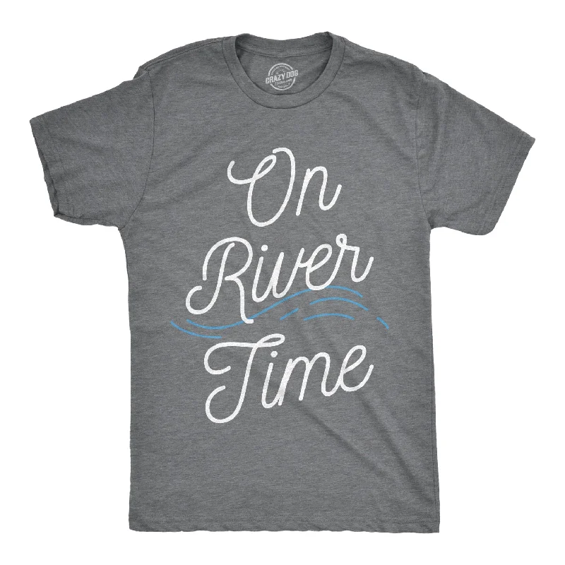 On River Time Men's T Shirt