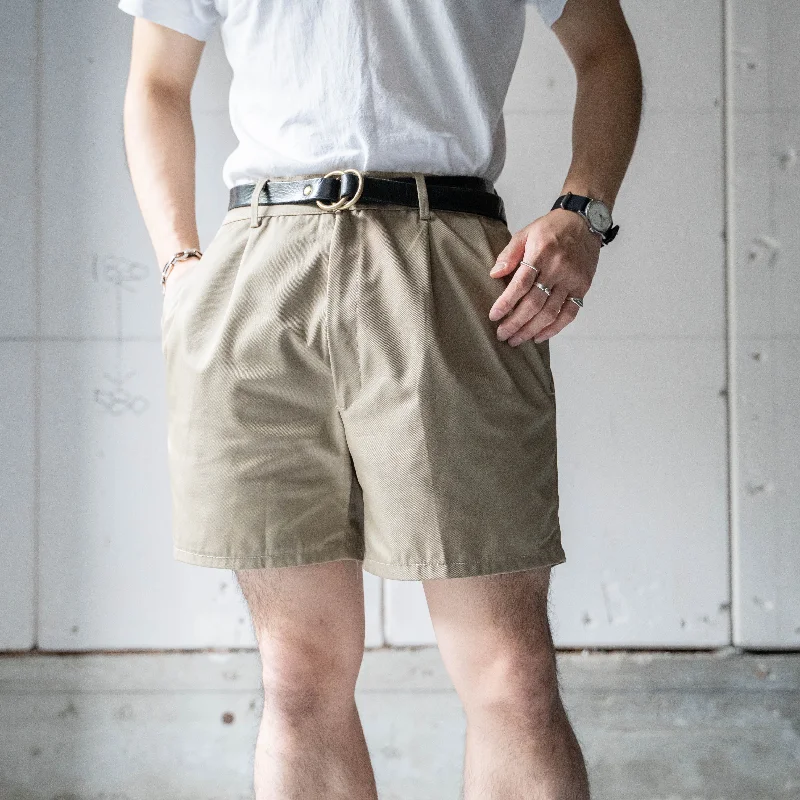 1980-90s Italian military 2tack chino shorts 'dead stock'　