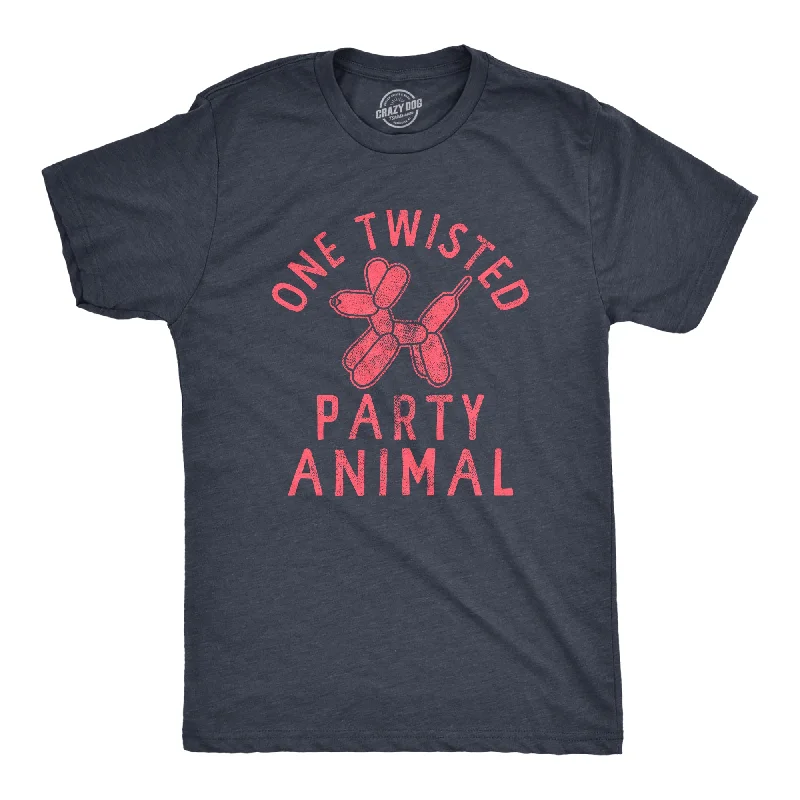 One Twisted Party Animal Men's T Shirt