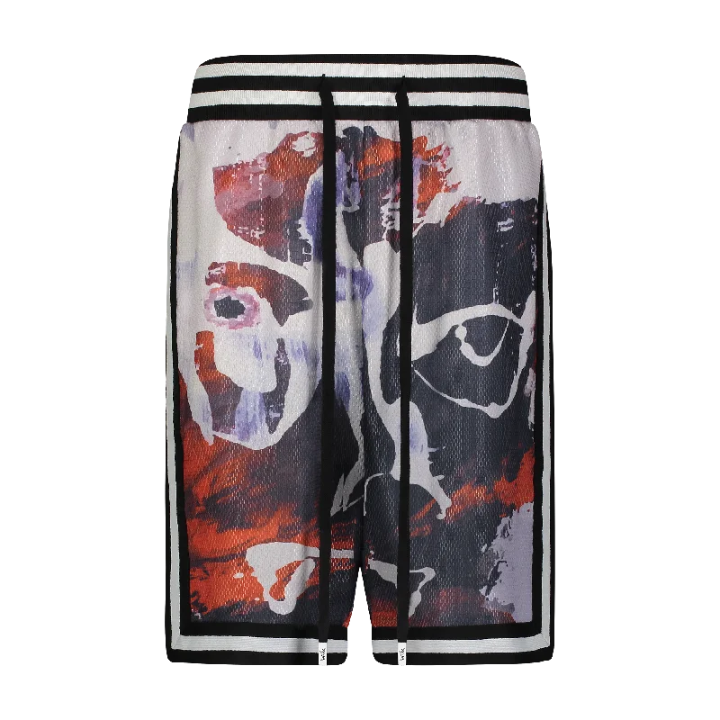 PAINTED BASKETBALL SHORTS