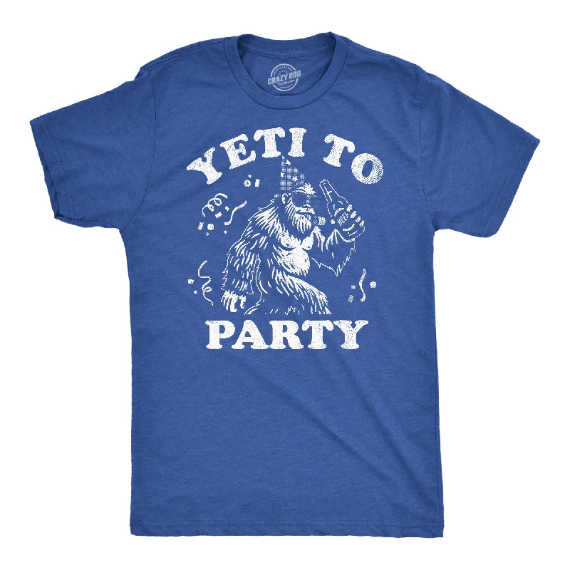 Yeti To Party Men's T Shirt