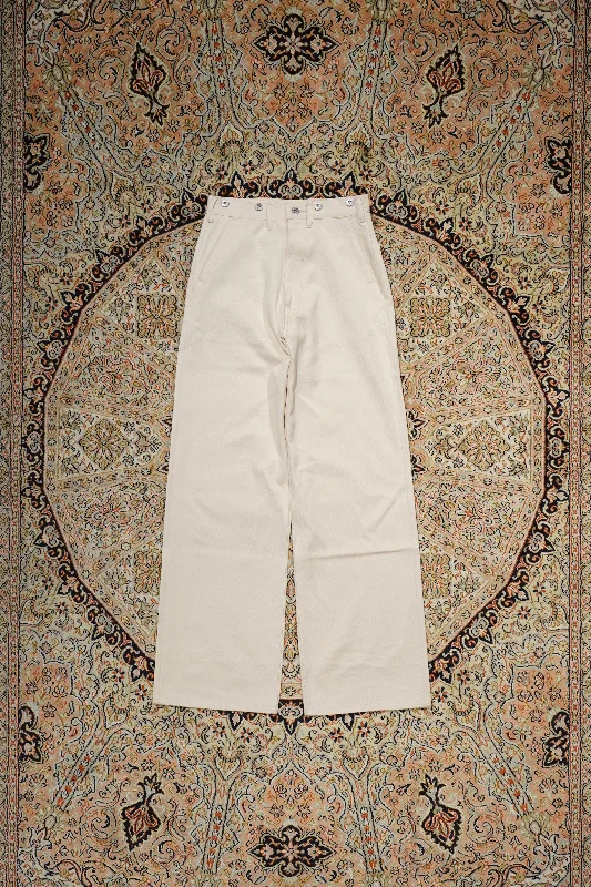 Taiga Takahashi ENGINEER TROUSERS (IVORY)