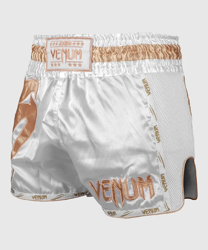 Venum Giant Muay Thai Shorts - White/Gold