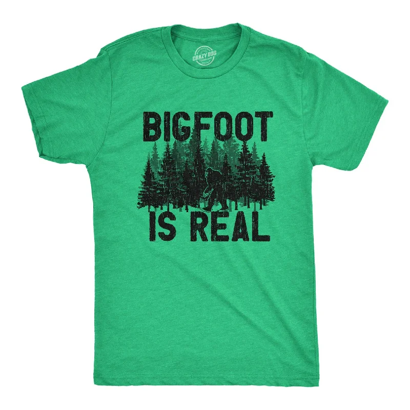 Bigfoot Is Real Men's T Shirt