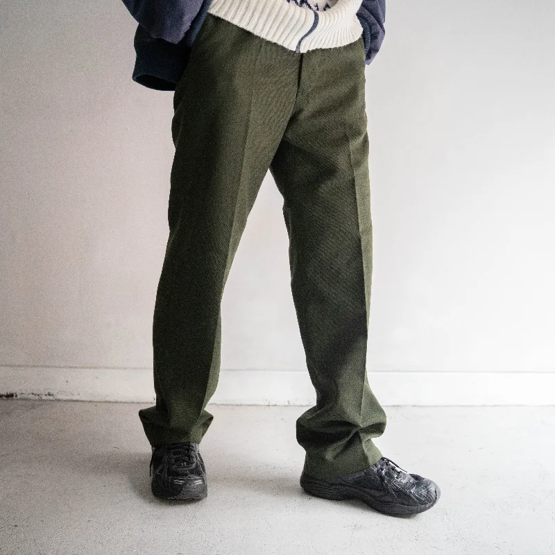 around 1980s British No.2 dress pants -green color-