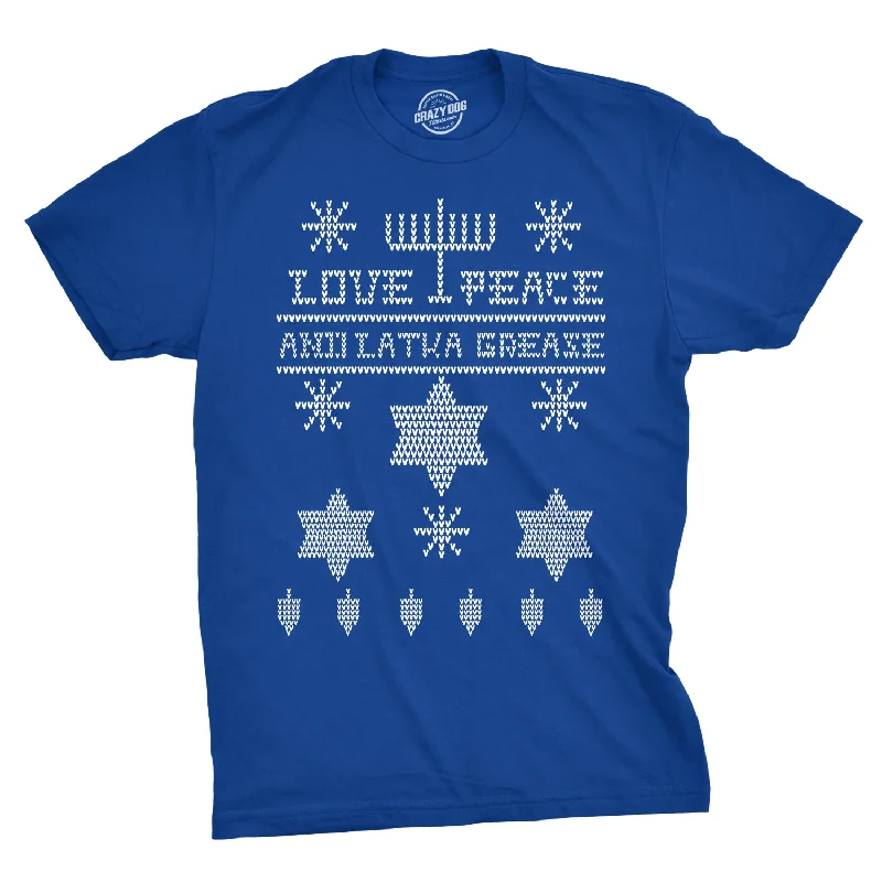 Ugly Hanukkah Sweater Men's T Shirt