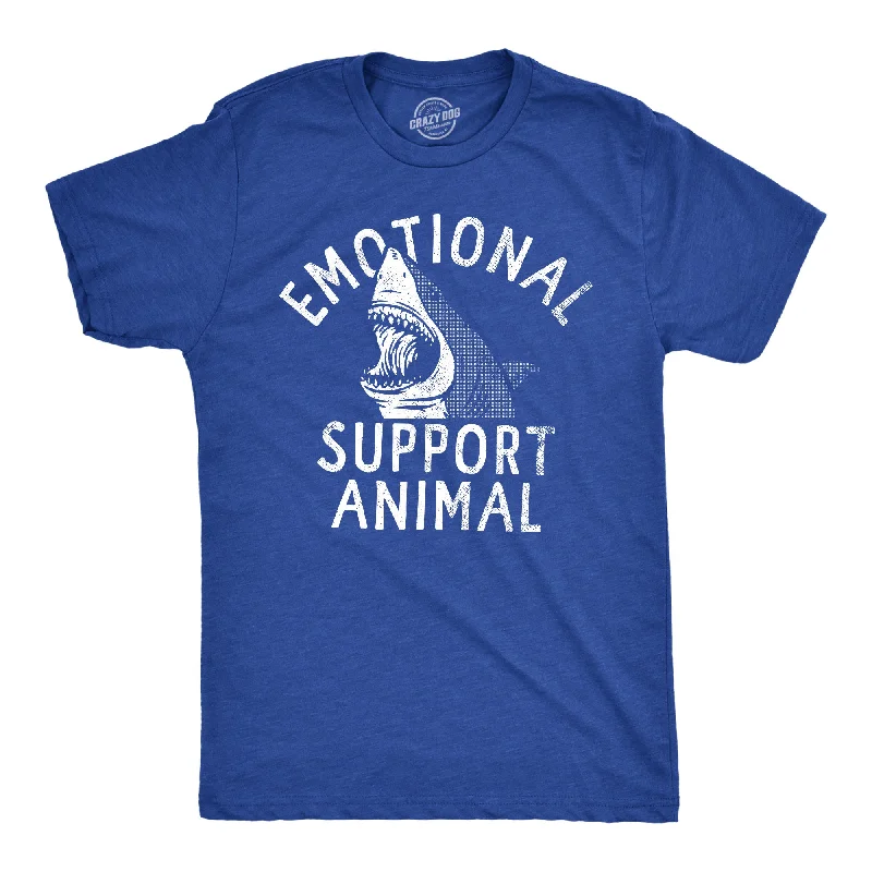 Emotional Support Animal Shark Men's T Shirt