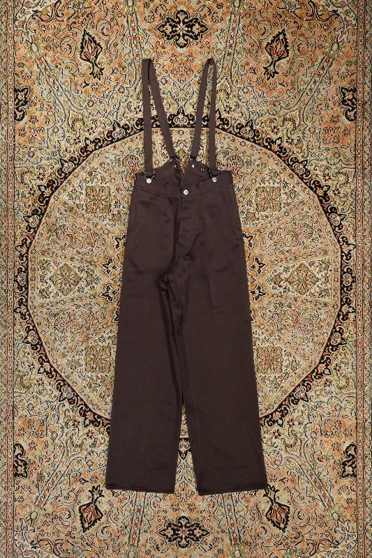 Taiga Takahashi CINCH-BACKED TROUSERS (BROWN)