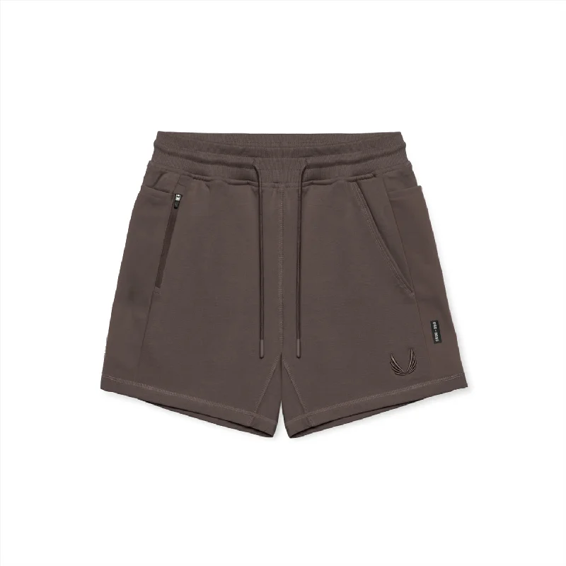 0867. Tech-Terry™ Sidelock Sweat Short -  Deep Taupe