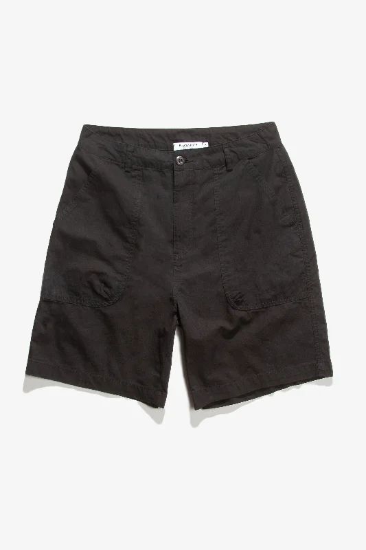 Blacksmith - Sateen Fatigue Shorts - Black