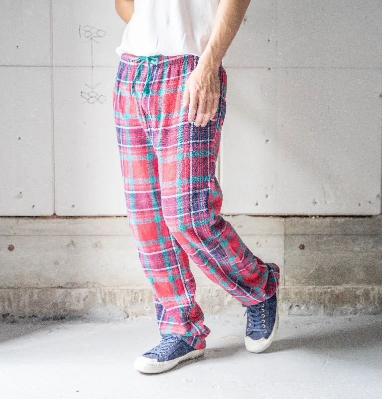 2000s OLDNAVY mulch color tartan checked pajama pants