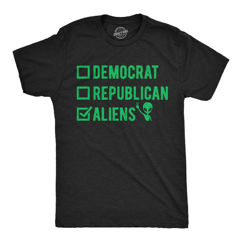 Voting Ballot Aliens Men's T Shirt