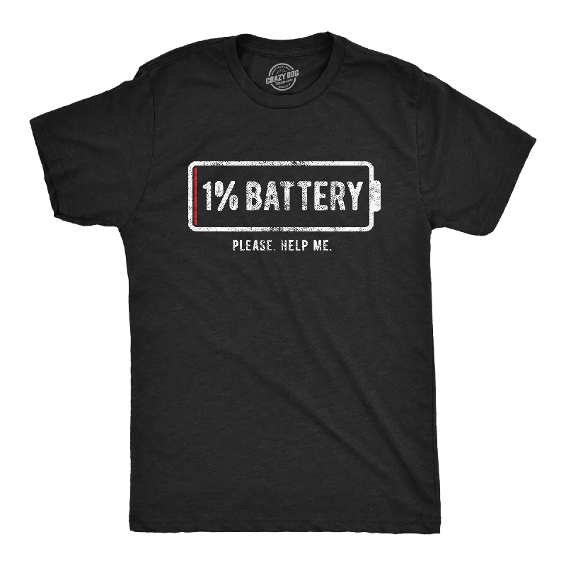 1% Battery Men's T Shirt