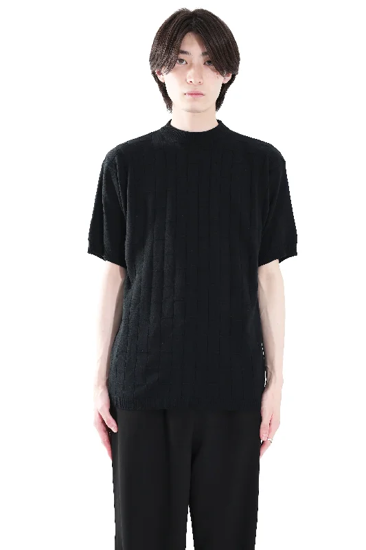 RIB KNIT T-SHIRT