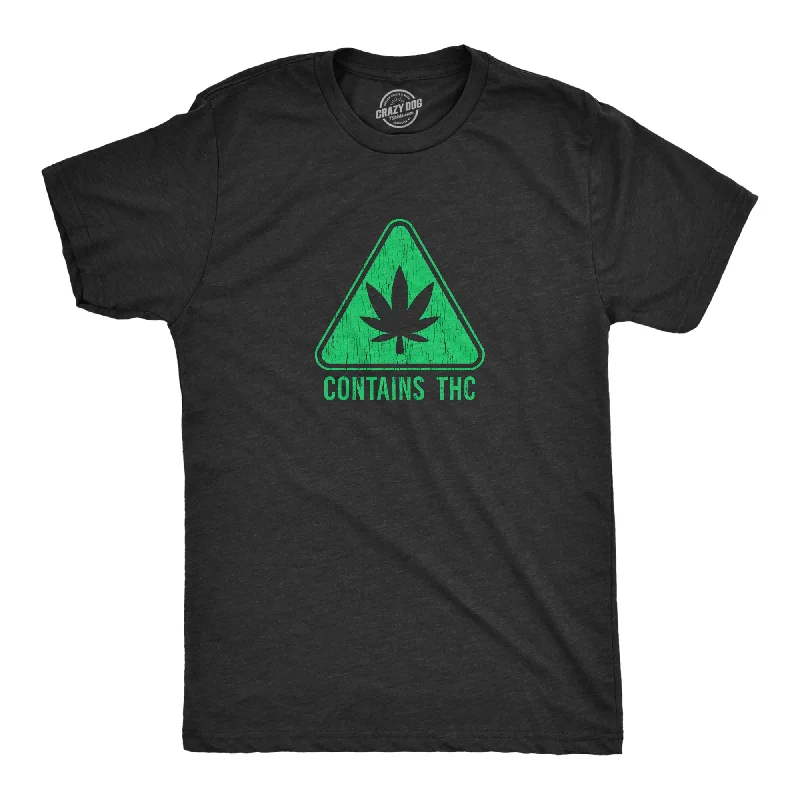 Contains THC Men's T Shirt