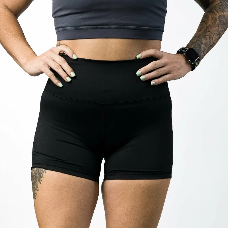 HIGH WAISTED LADIES V1 COMPRESSION SHORTS - SEXY YET SAVAGE COLLECTION