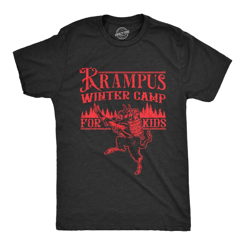 Krampus Winter Camp For Kids Men's T Shirt