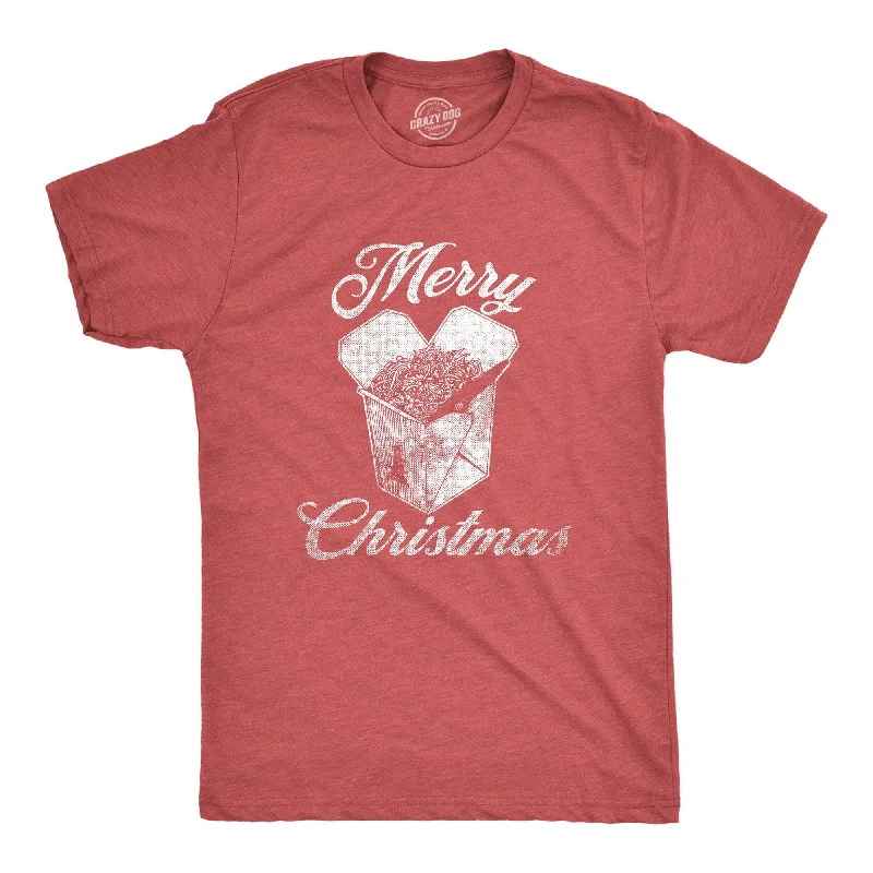 Merry Christmas Takeout Men's T Shirt