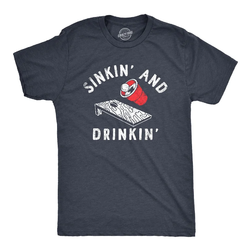 Sinkin And Drinkin Beer Men's T Shirt