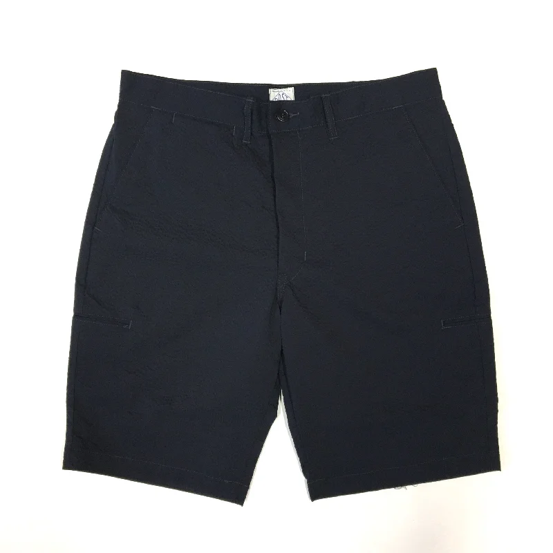 #2321S-PCS2 CITI-CRUZ Shorts : P/C seersucker navy