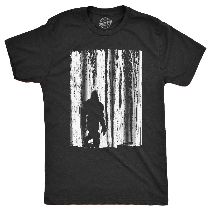 Bigfoot In The Forest Men's T Shirt