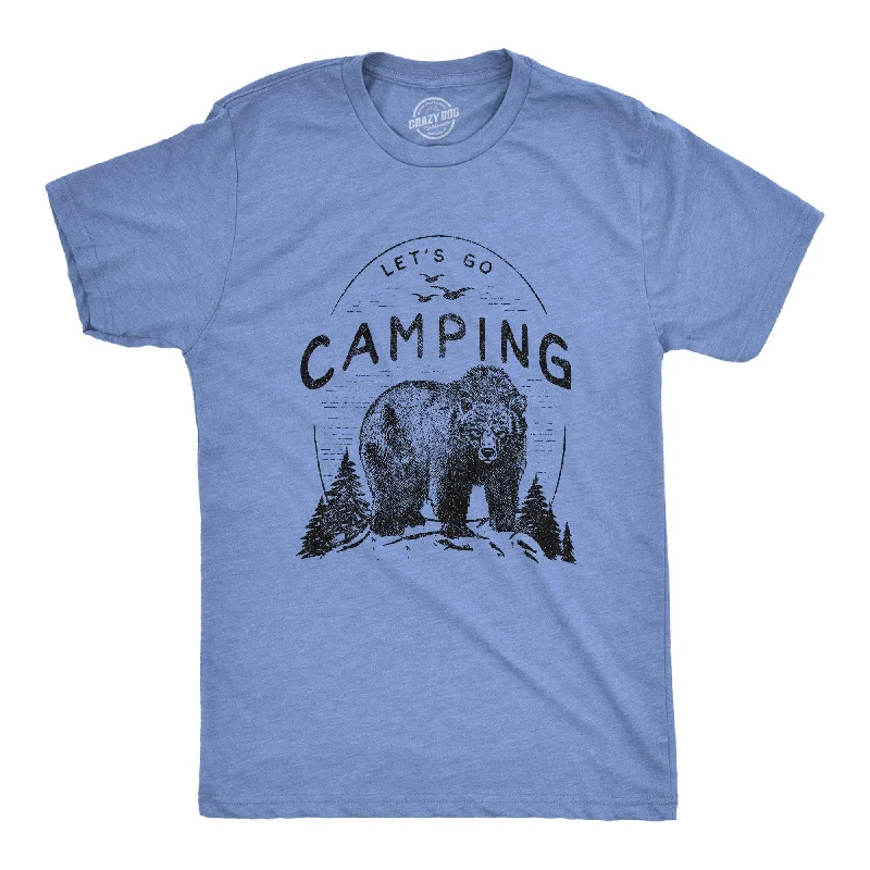 Let's Go Camping Men's T Shirt