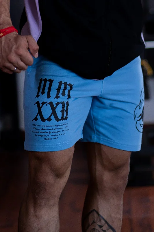 Infinity Fiery Bull Shorts (SKY BLUE)