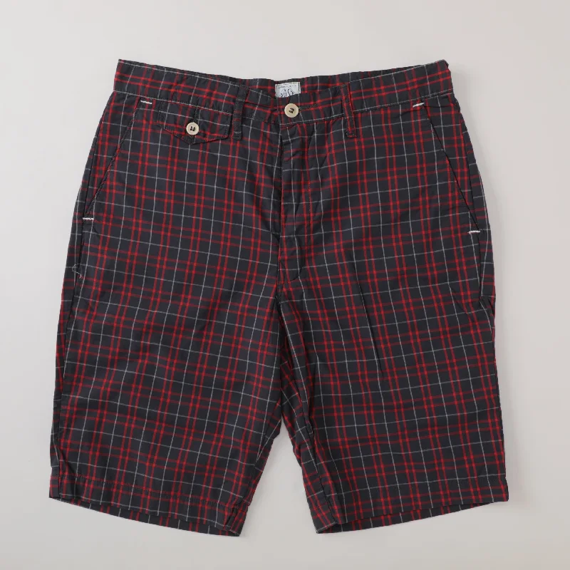 #1374S Menpolini Shorts : tartan broad cloth pts-026 "Dead Stock"