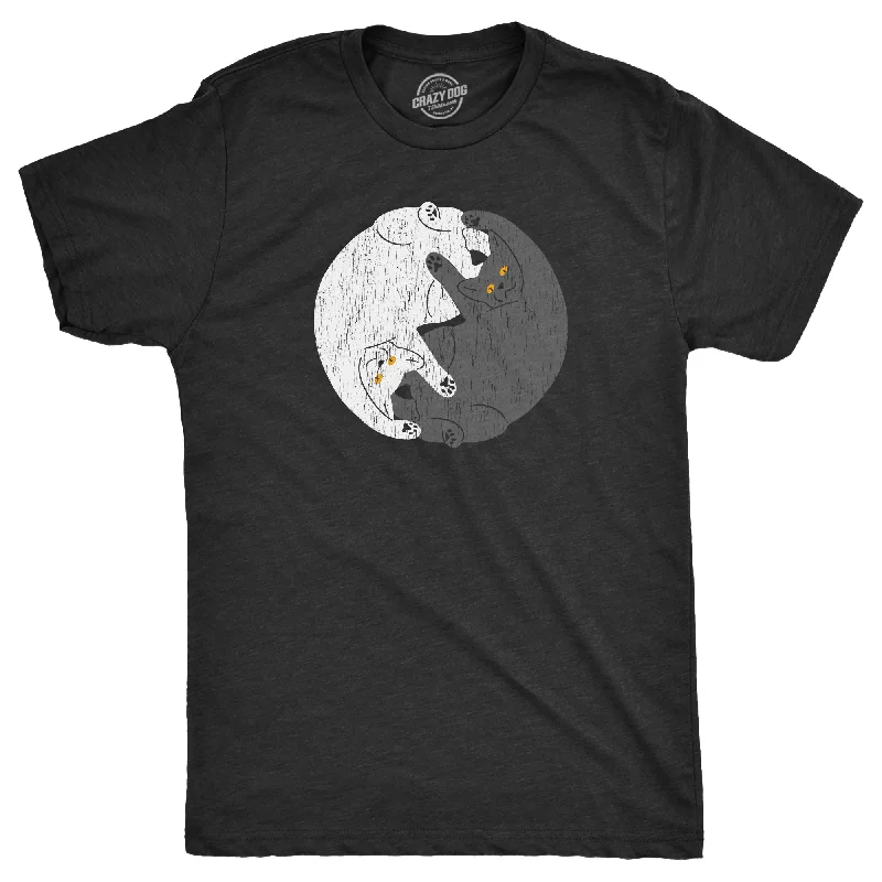 Yin Yang Cats Men's T Shirt