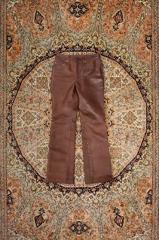 Leather Pants (BROWN)