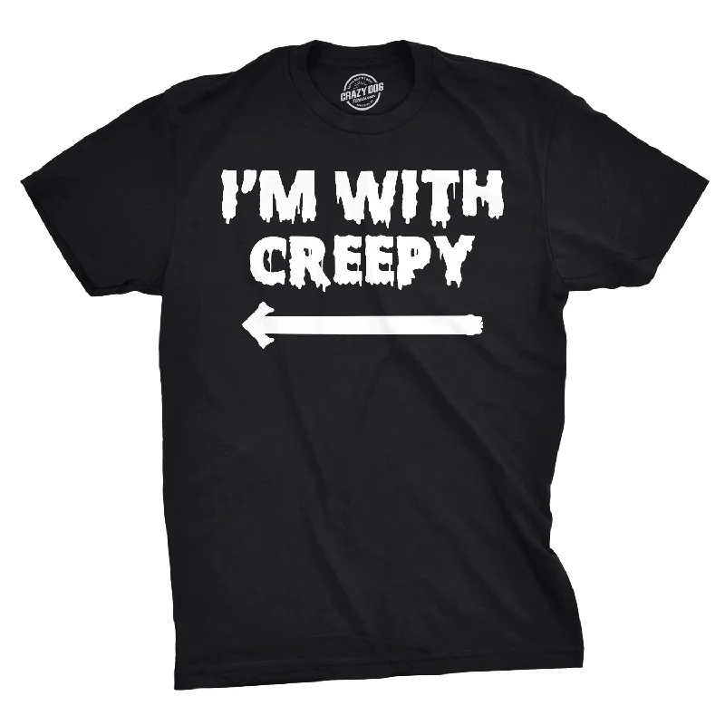 I'm With Creepy Men's T Shirt