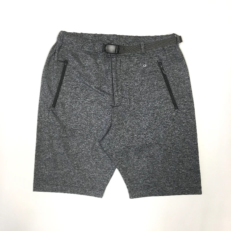 #3604-PJ2 E-Z shorts : light weight poly jersey ash heather