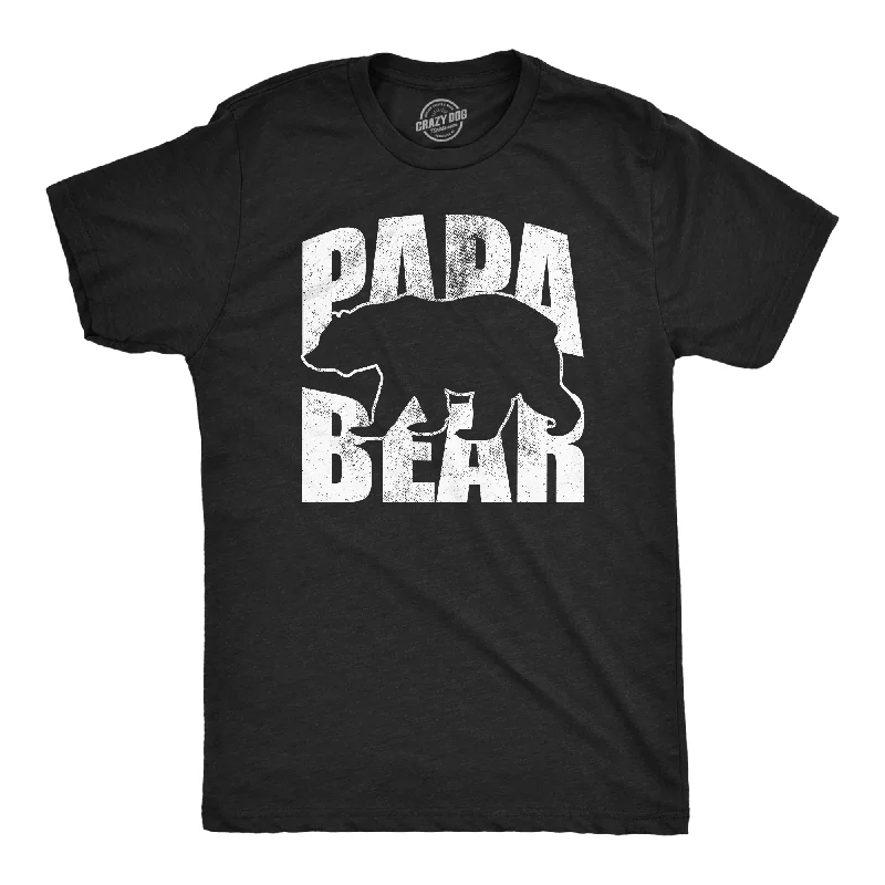 Papa Bear Silhouette Men's T Shirt