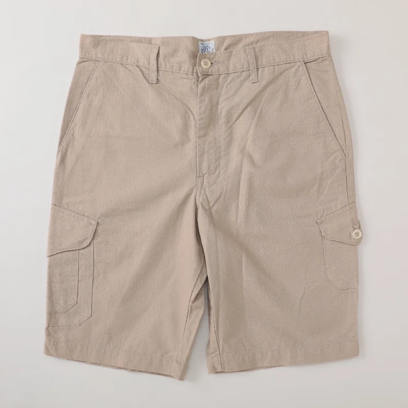 #2318S Cruzer shorts : khaki cotton ripstop pts-055 "Dead Stock"