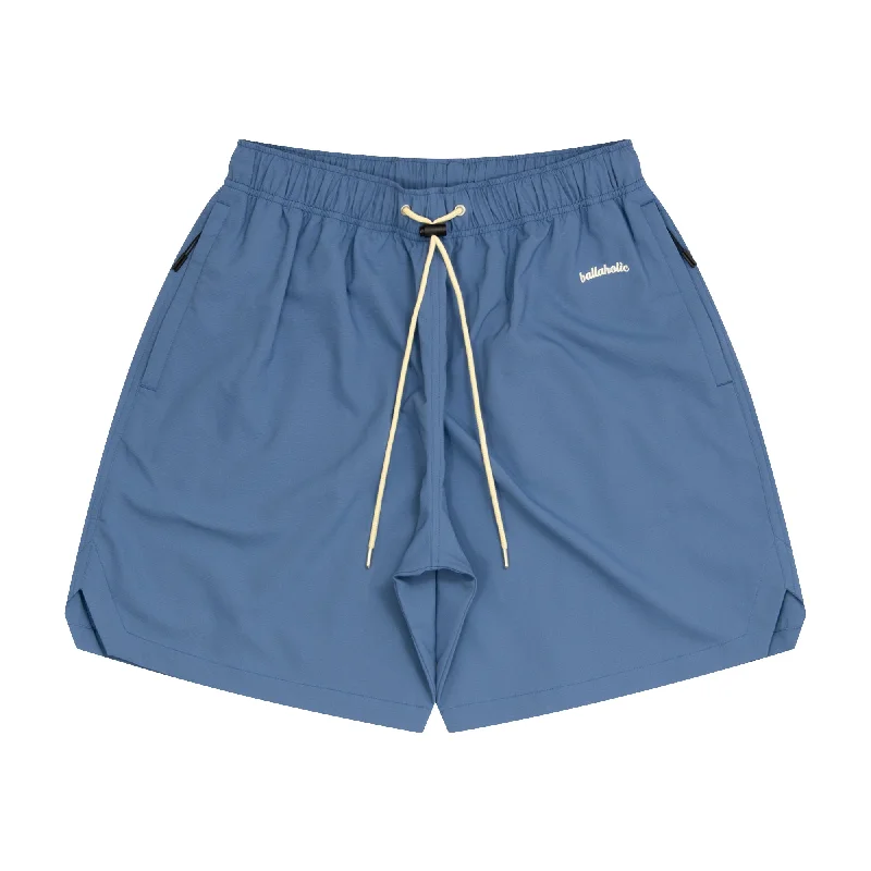 Logo Anywhere Zip Shorts (federal blue)