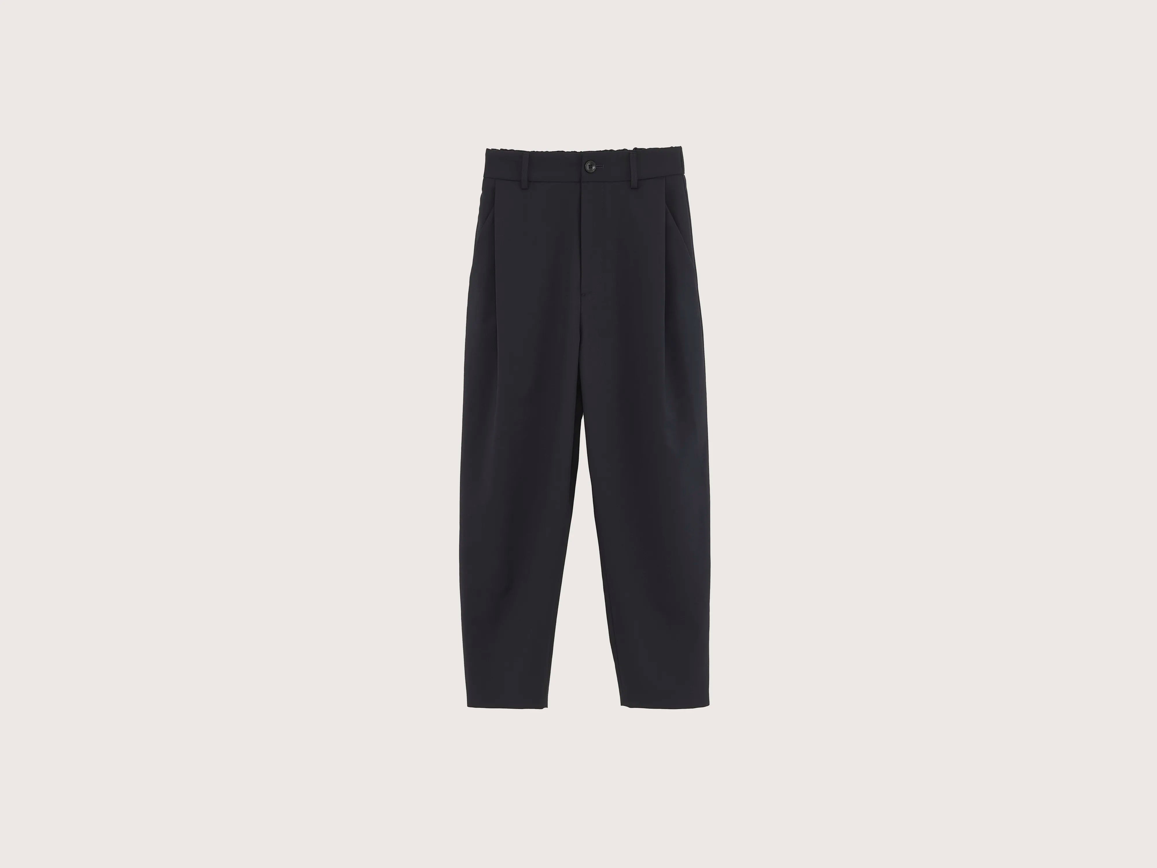 Sand Boyfriend Wool Pants  (242 / W / NAVY)