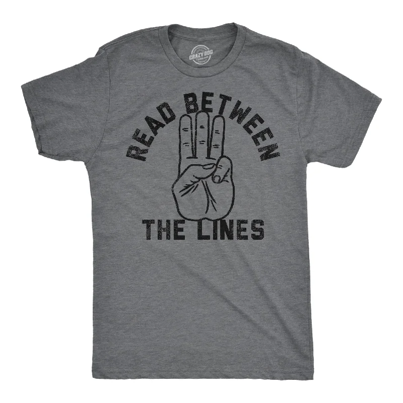 Read Between The Lines Men's T Shirt