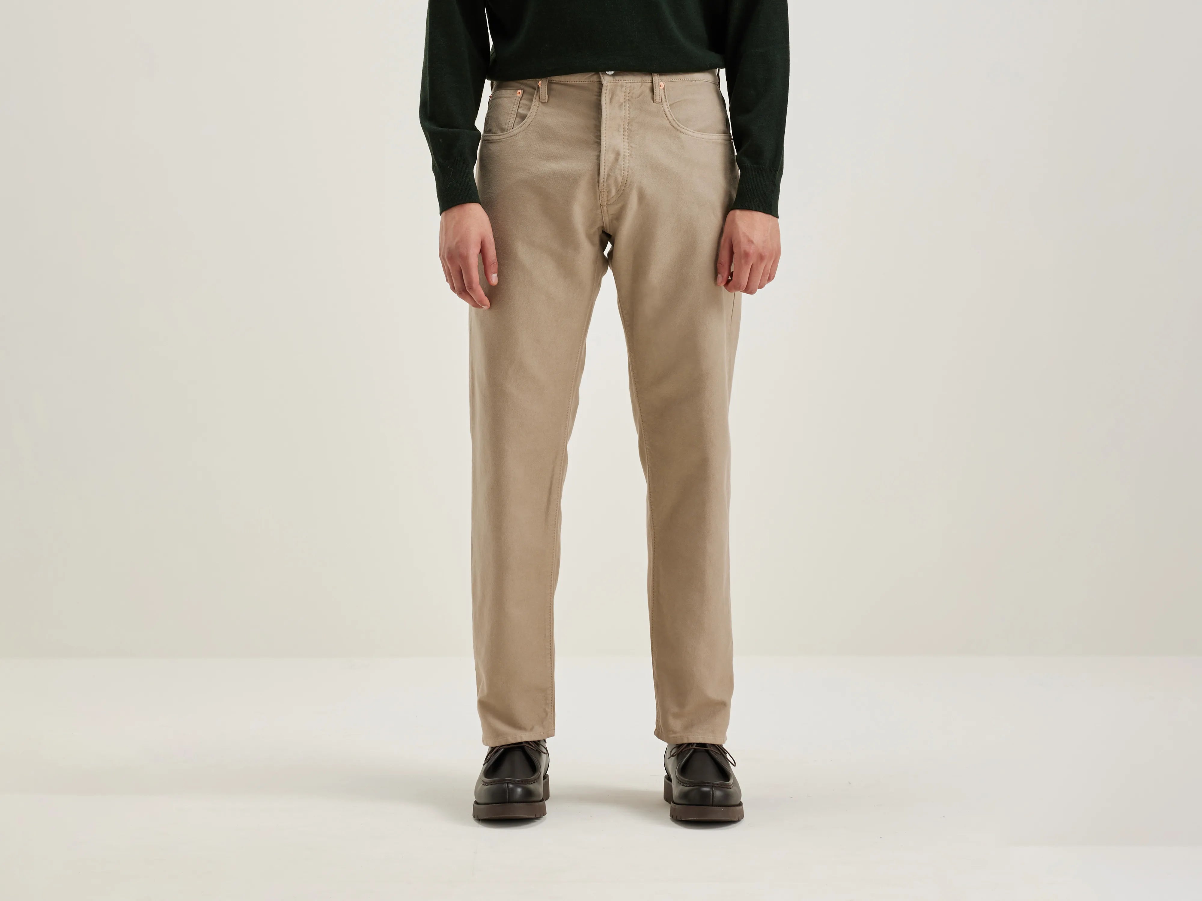 Percy dad-style trousers (242 / M / WOLF)