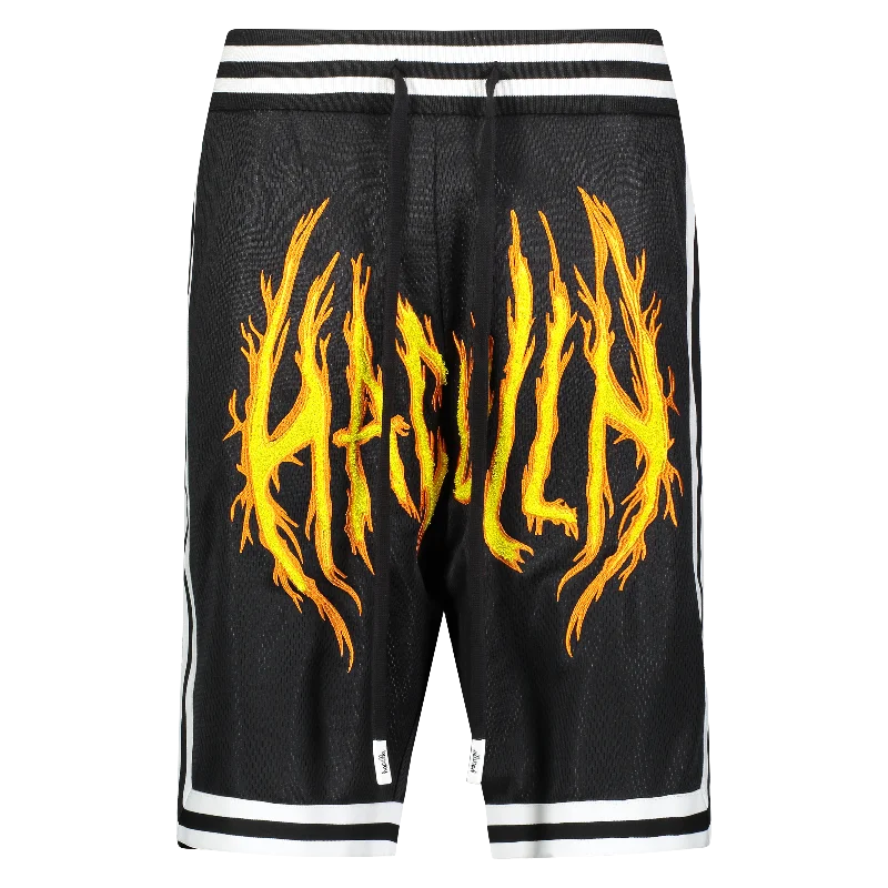 HAC ON FIRE BASKETBALL SHORT BLACK